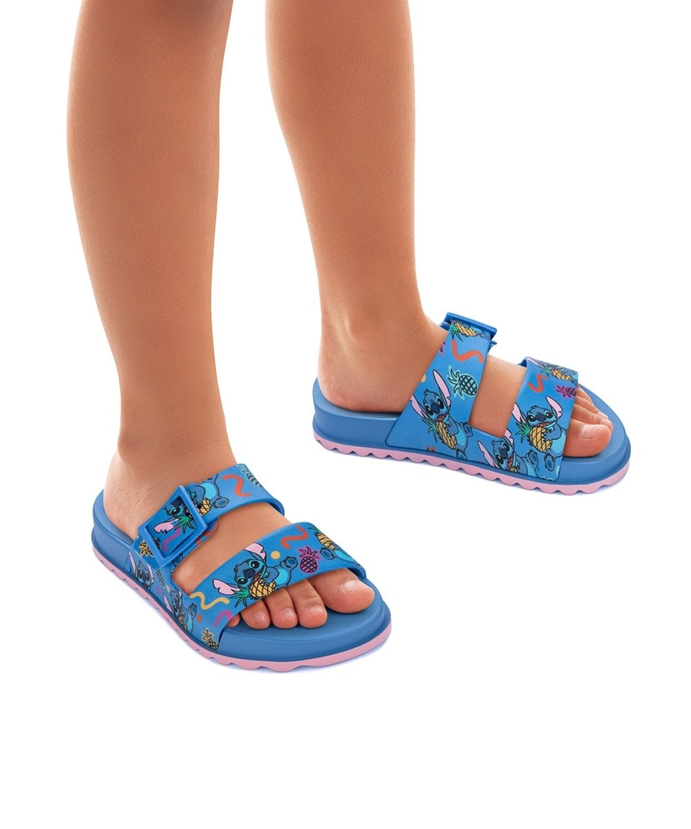 Sandália Infantil Grendene Disney Summer Ii Azul Azul 2