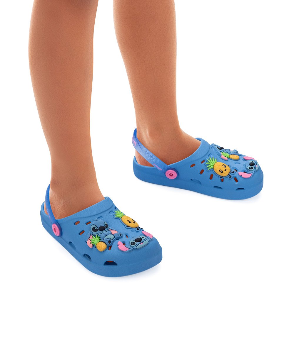 Babuche Infantil Grendene Disney Smile Azul Azul 5