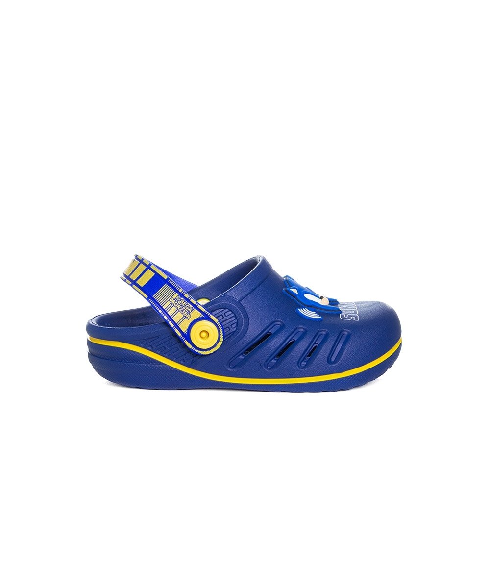 Babuche Infantil Grendene Sonic Azul/Amarelo