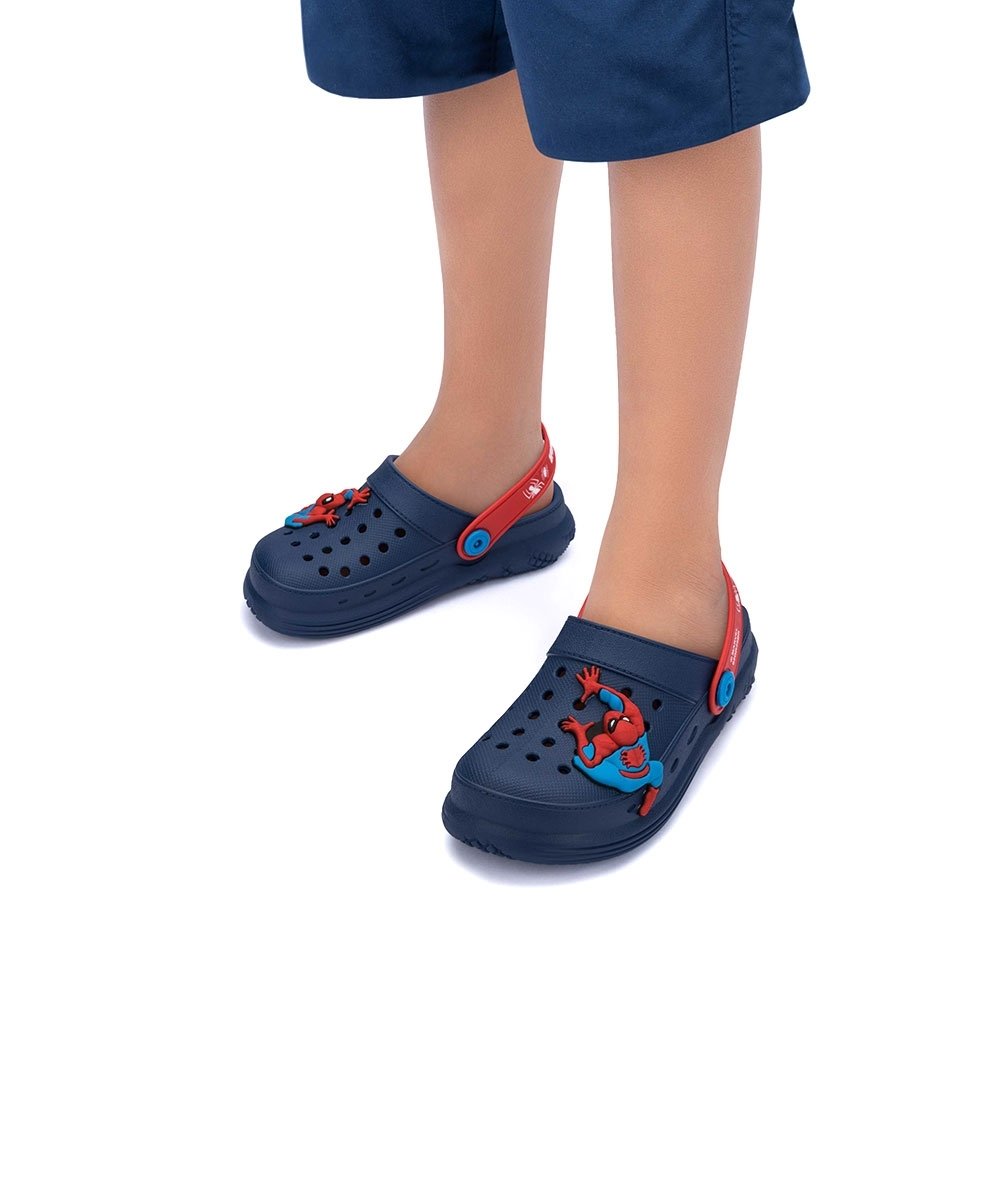 Babuche Infantil Grendene Homem Aranha Azul Azul 4