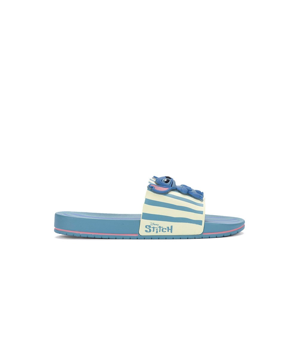 Chinelo Slide Grendene Stitch Disney Mania Plus Azul Azul 2