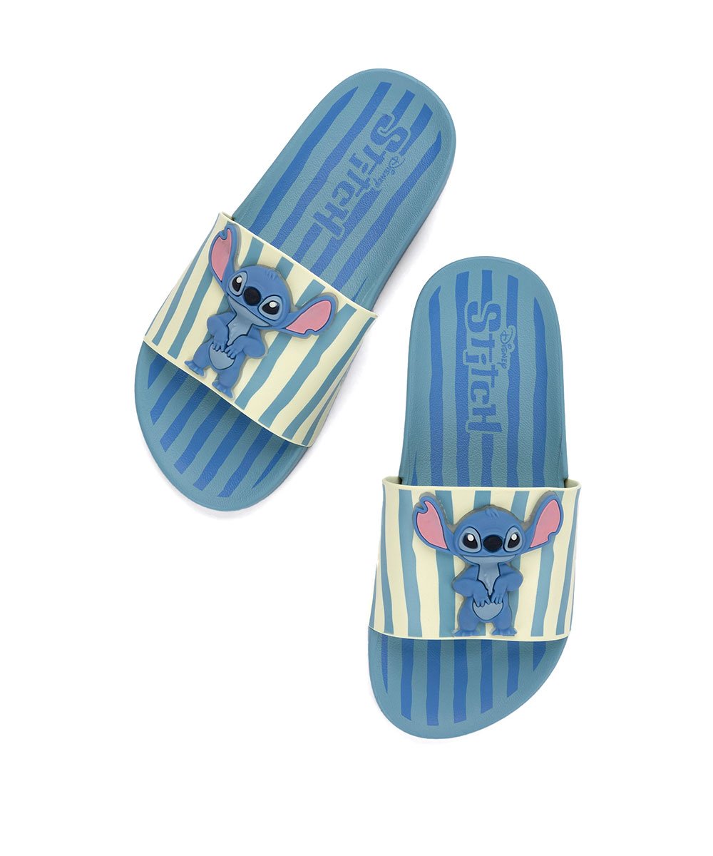 Chinelo Slide Grendene Stitch Disney Mania Plus Azul Azul 5