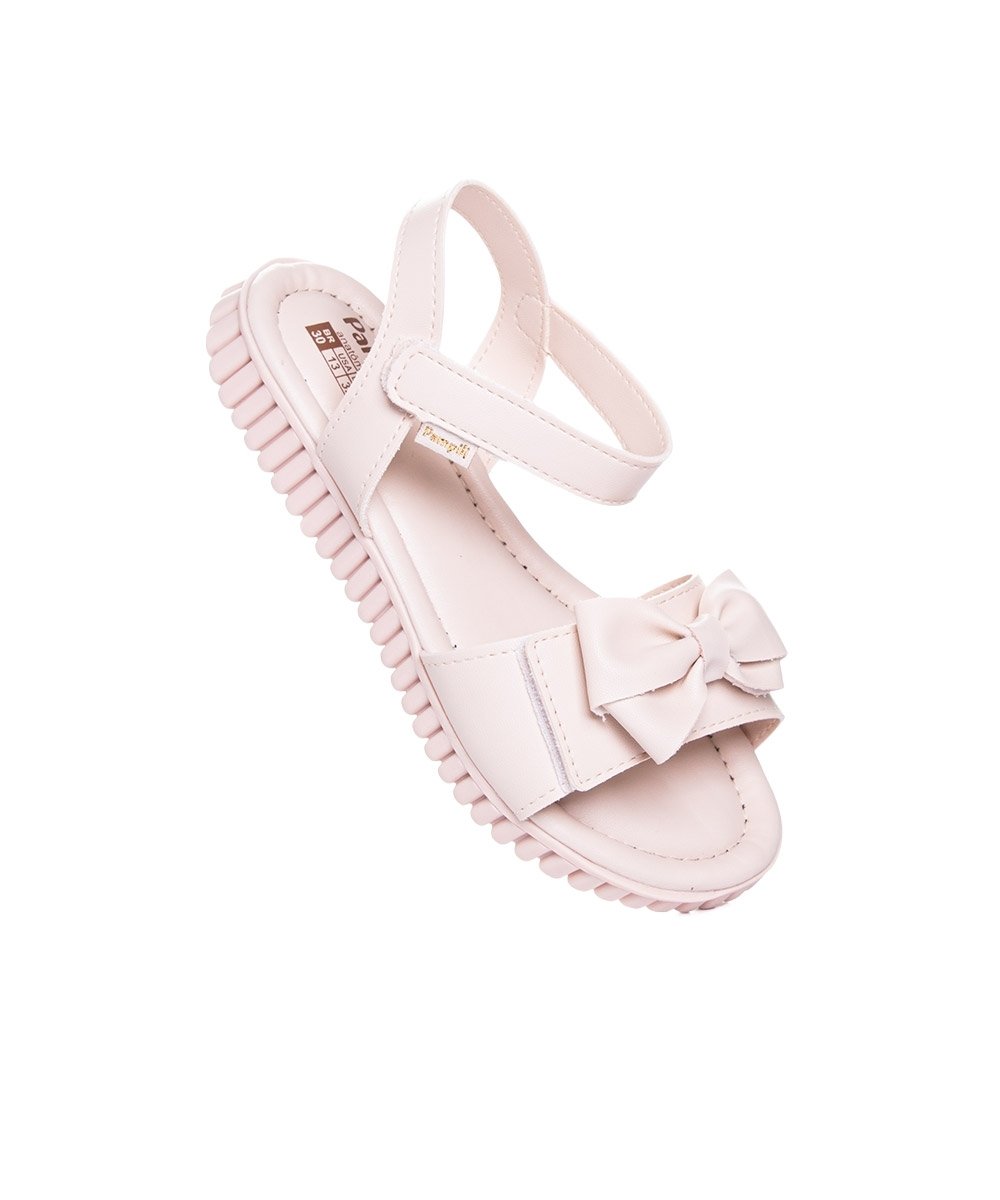 Sandália Infantil Pampili Candy Laço Nude Bege 2