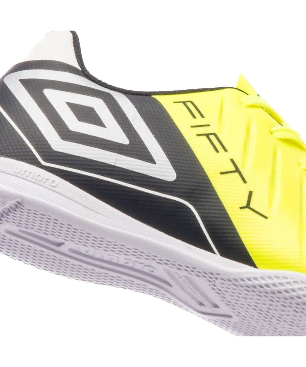 Chuteira Futsal Umbro Fifty Vi Jr Amarelo Amarelo 4