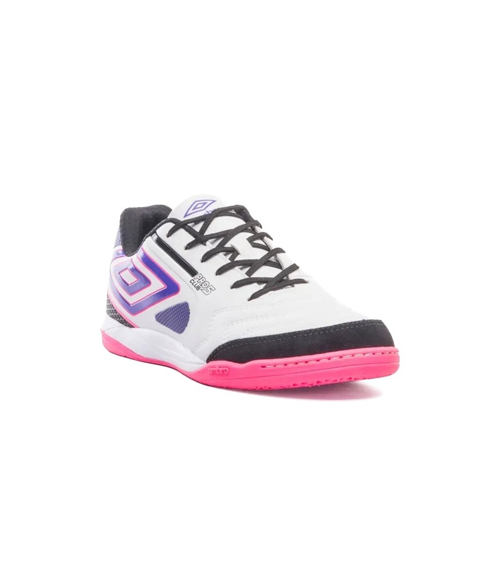 Chuteira Futsal Umbro Pro 5 Bump Club Branco Branco 3