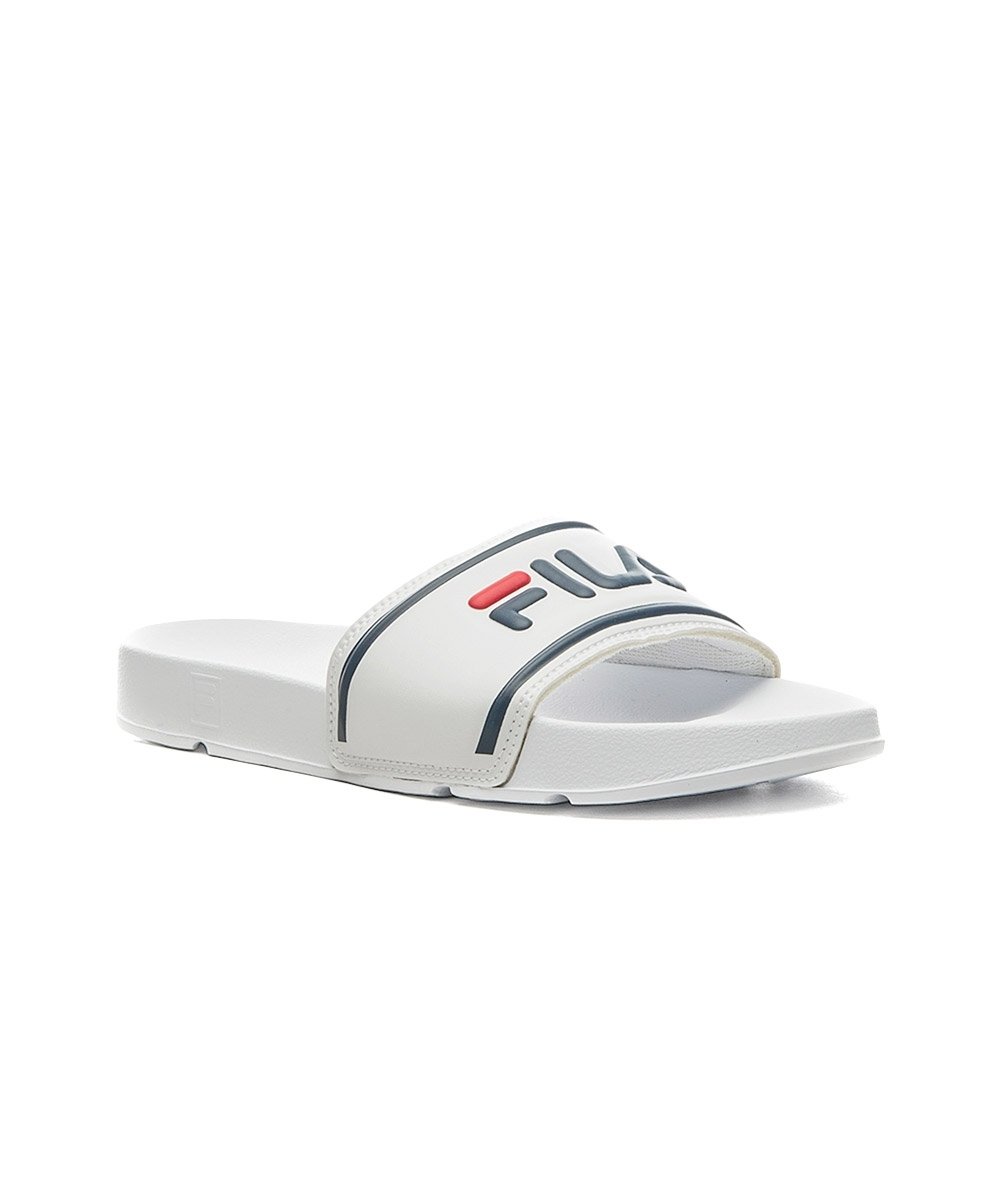 Chinelo Fila Drifter Stripes Branco Branco 3