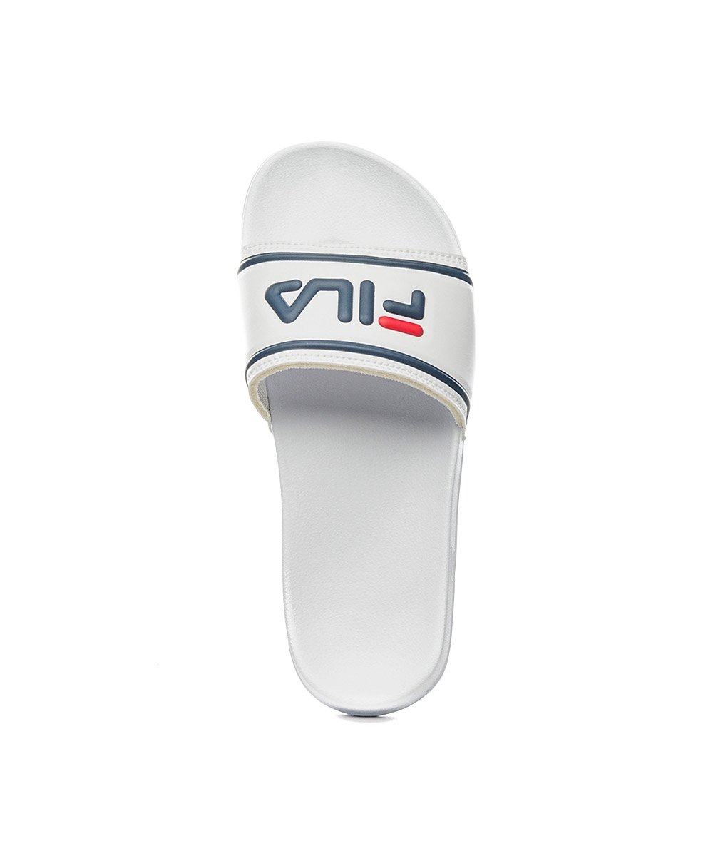 Chinelo Fila Drifter Stripes Branco Branco 4
