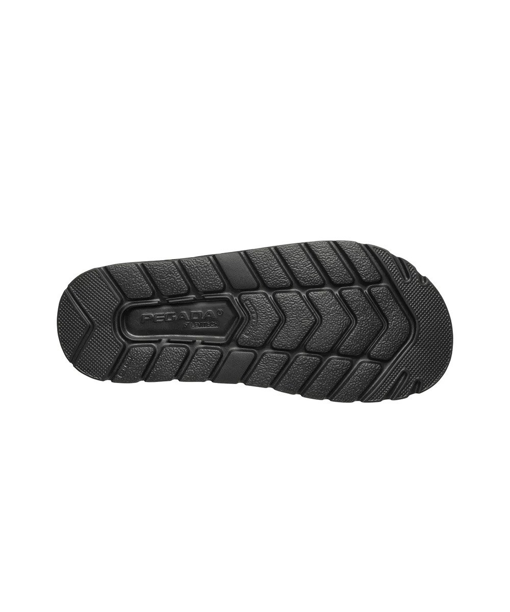 Chinelo Feminino Pegada Grace Couro. Preto Preto 6