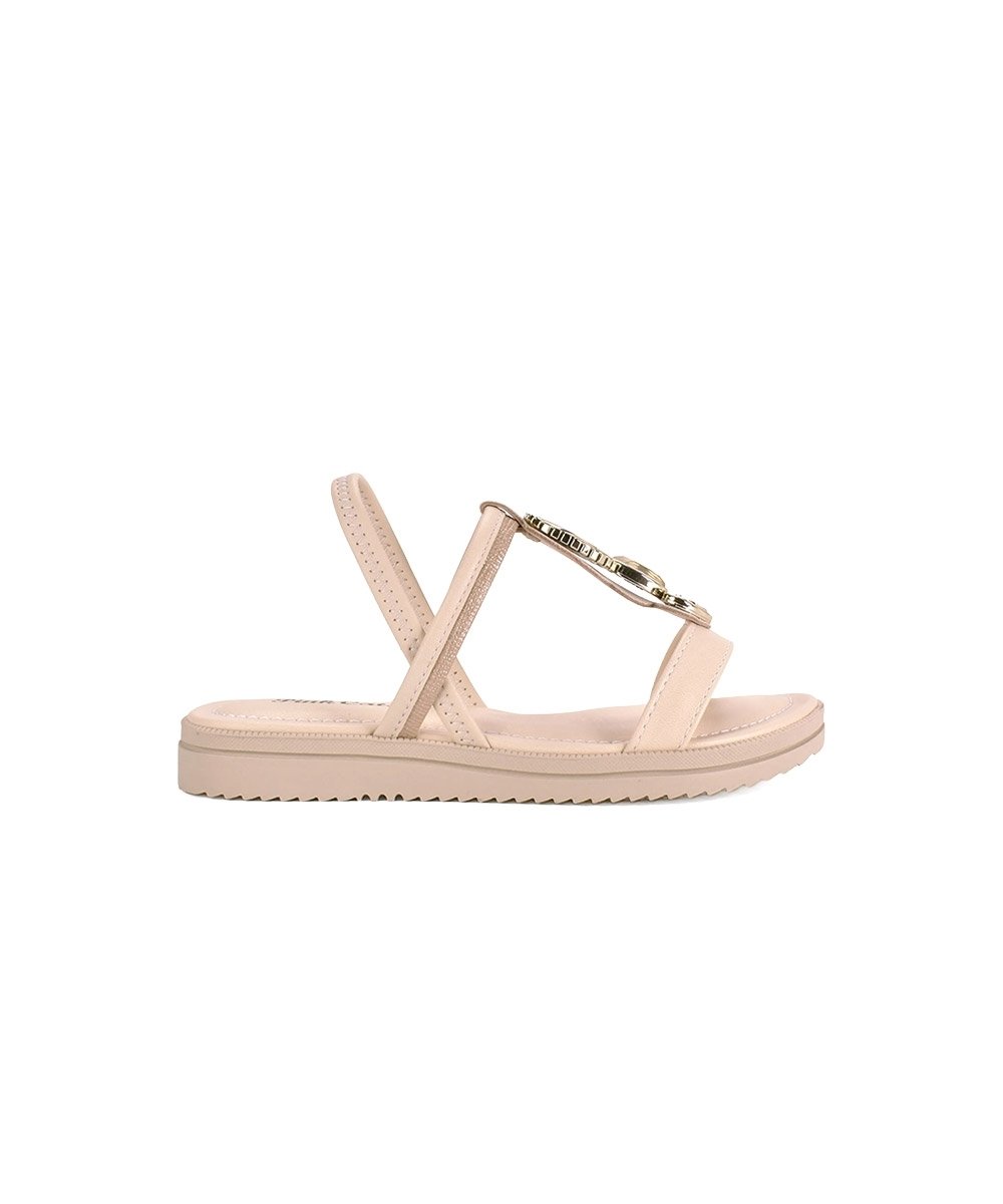 Sandália Pink Cats Infantil Flatform Bege