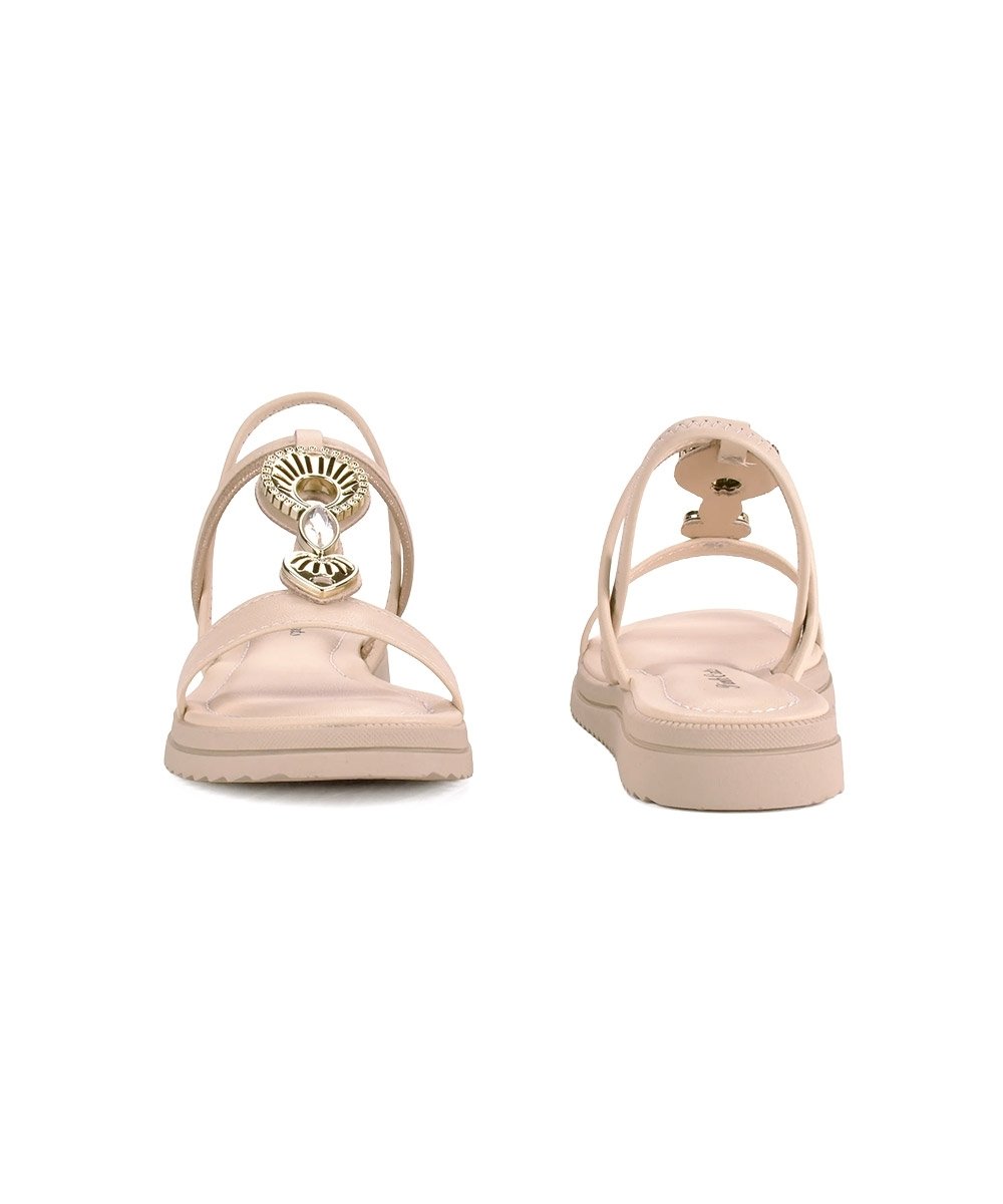 Sandália Pink Cats Infantil Flatform Bege Bege 6