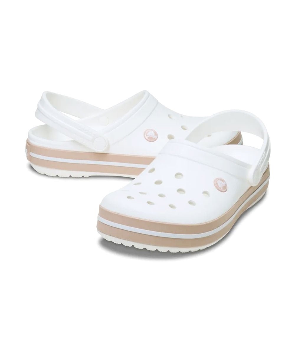 Sandália Crocs Crocband Off White Branco 3