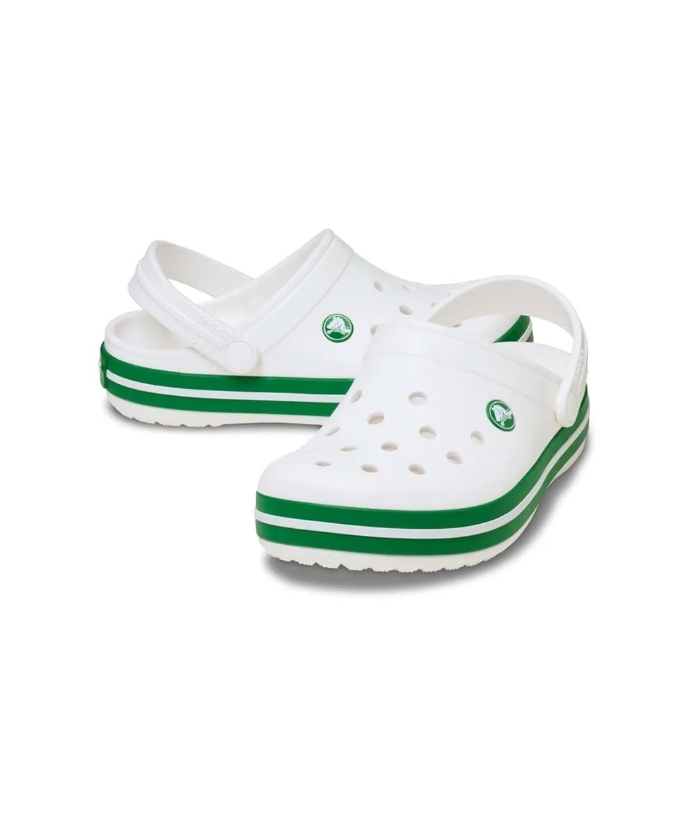 Sandália Crocs Crocband Branco/Verde Branco 3