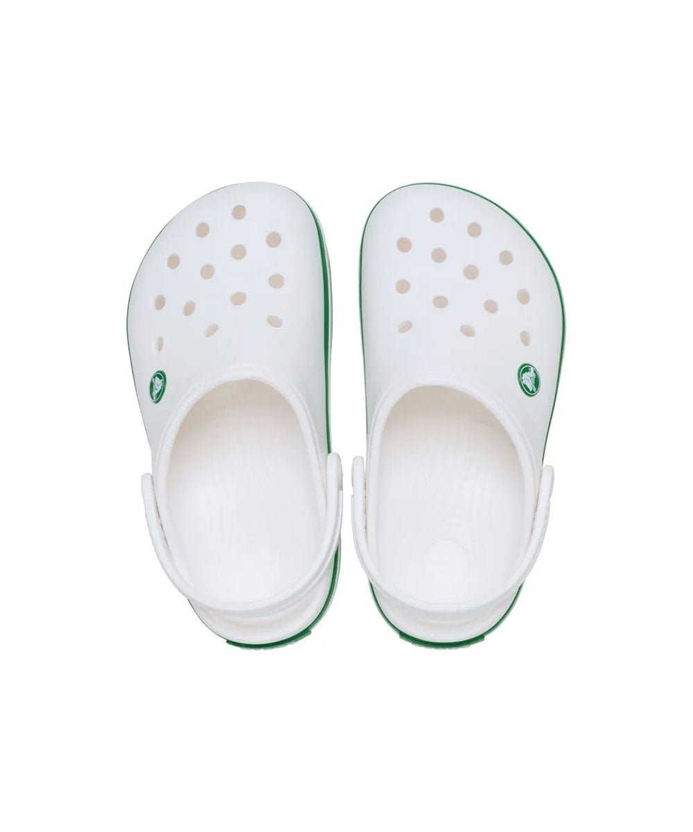 Sandália Crocs Crocband Branco/Verde Branco 4