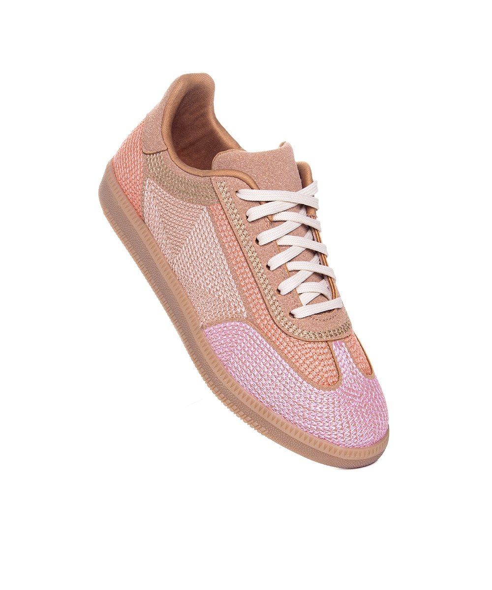 Tênis Feminino Valentina Sabine Bordado Multicolor Rosa 2