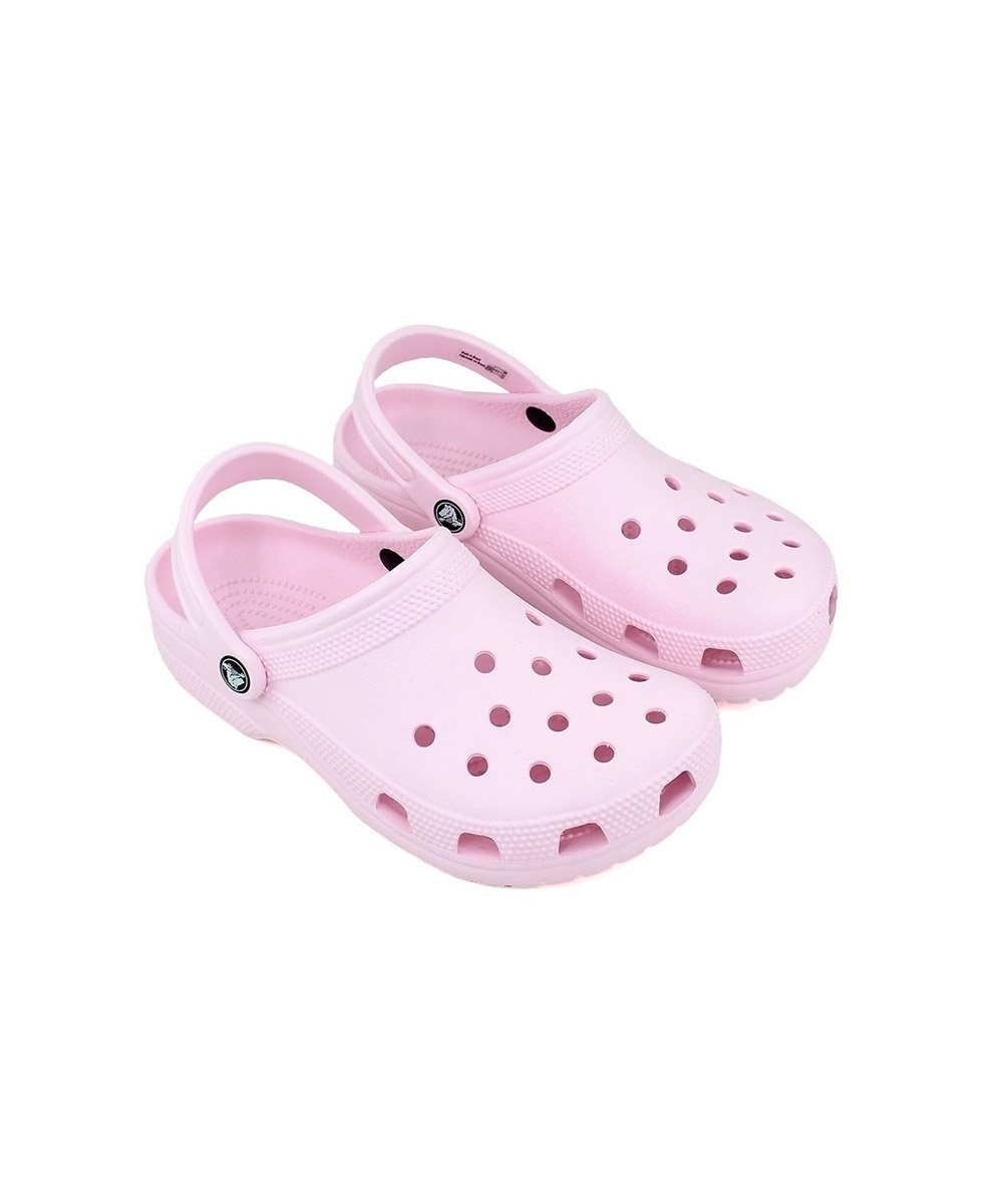 Sandália Crocs Classic K Clog Rosa Rosa 4