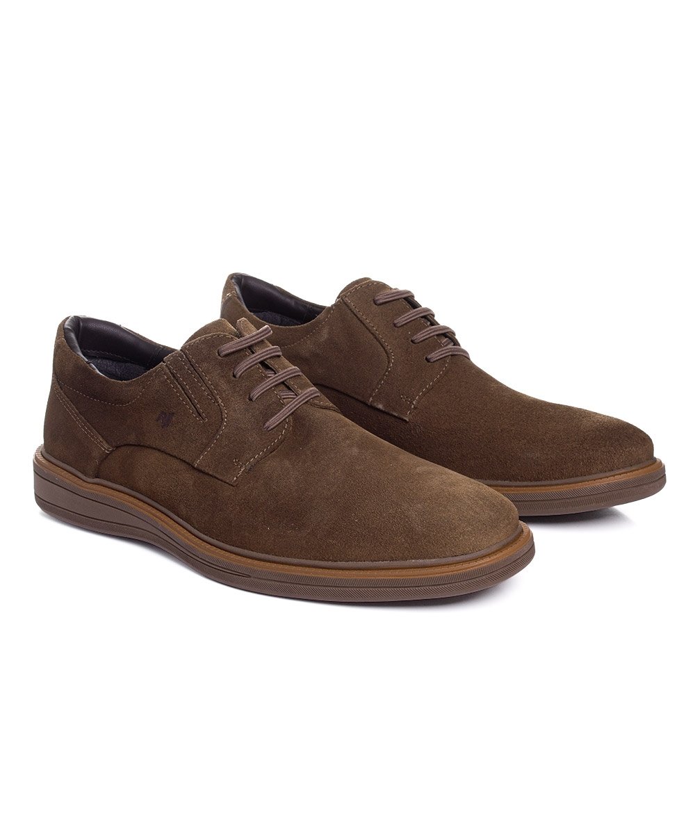 Sapato Masculino Rafarillo Boston Couro Taupy Marrom 3