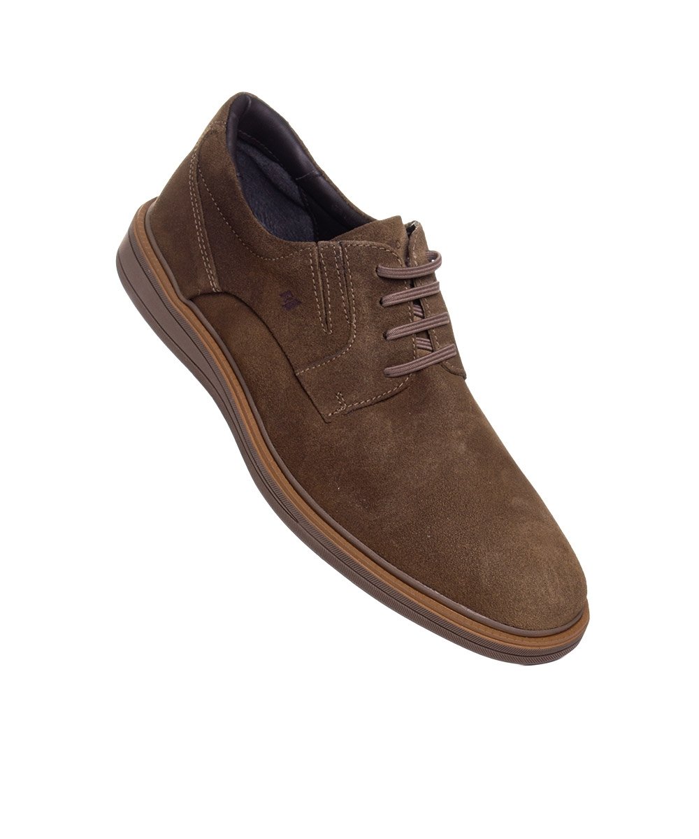 Sapato Masculino Rafarillo Boston Couro Taupy Marrom 2