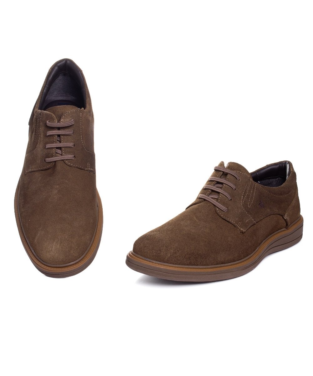 Sapato Masculino Rafarillo Boston Couro Taupy Marrom 4