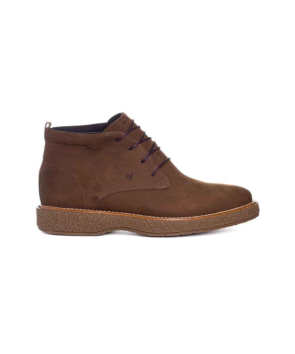 Bota Masculina Rafarillo Chelsea Couro Taupy