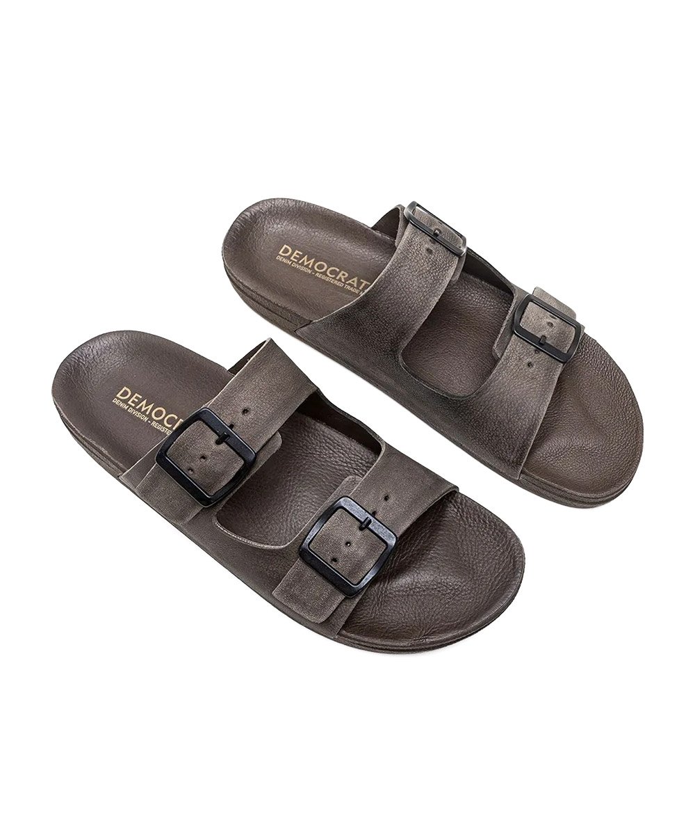 Sandália Democrata Easy Weekend Couro Smoke Smoke 3