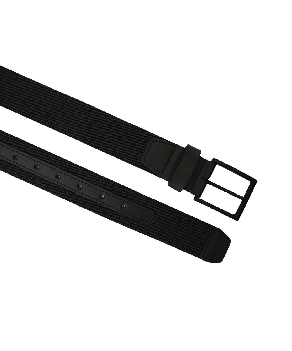 Cinto Masculino Fasolo Elastano Preto Preto 2