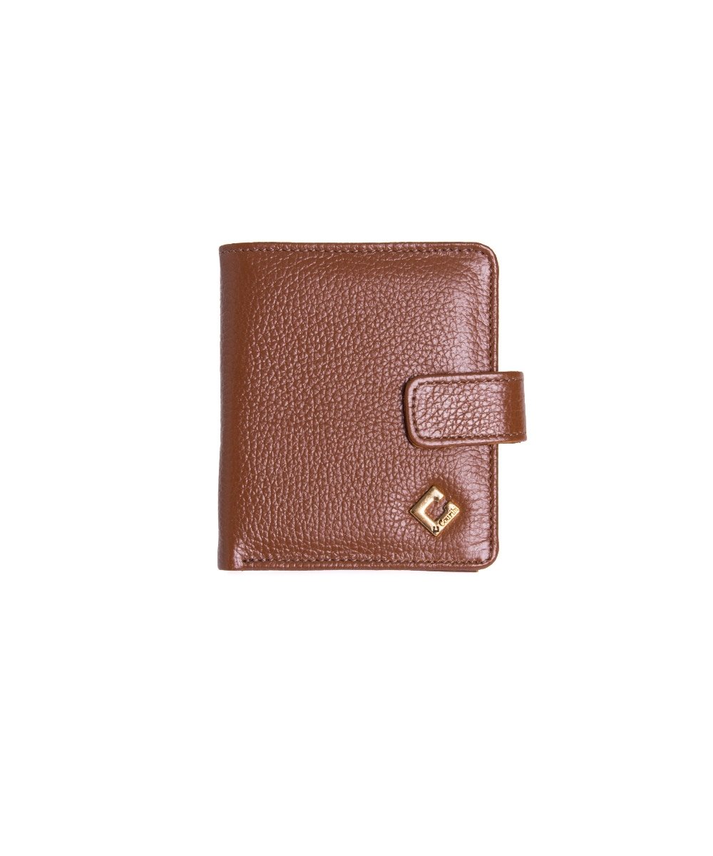 Carteira Feminina Couribi Couro 2025 Caramelo