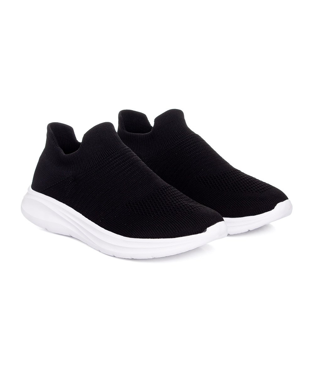 Tênis Feminino Giulia Domna Knit Preto Preto 3