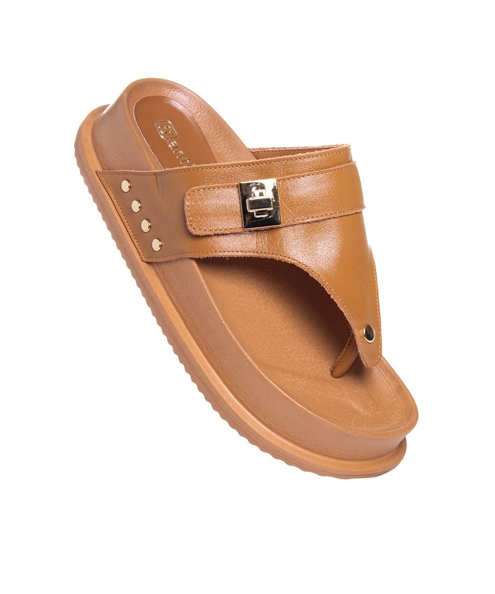 Tamanco Santinelli Duquesa Eva Ambar Caramelo 2