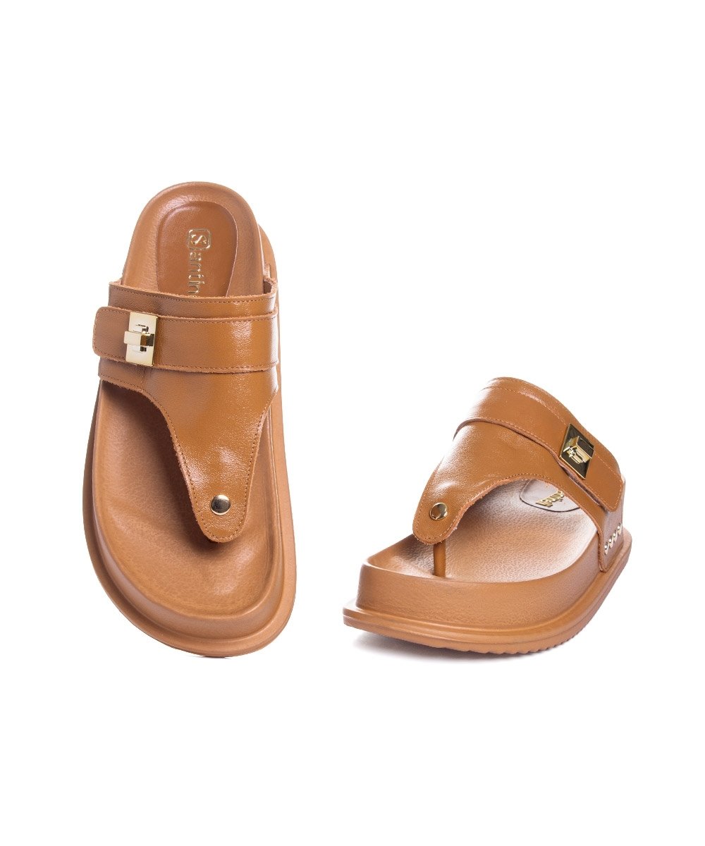 Tamanco Santinelli Duquesa Eva Ambar Caramelo 4