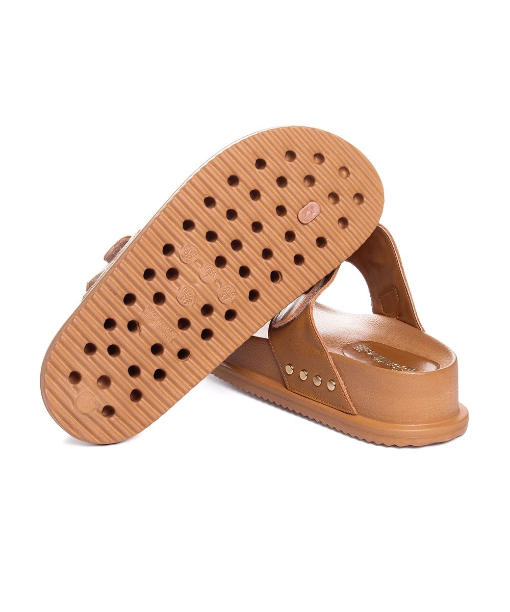 Tamanco Santinelli Duquesa Eva Ambar Caramelo 5