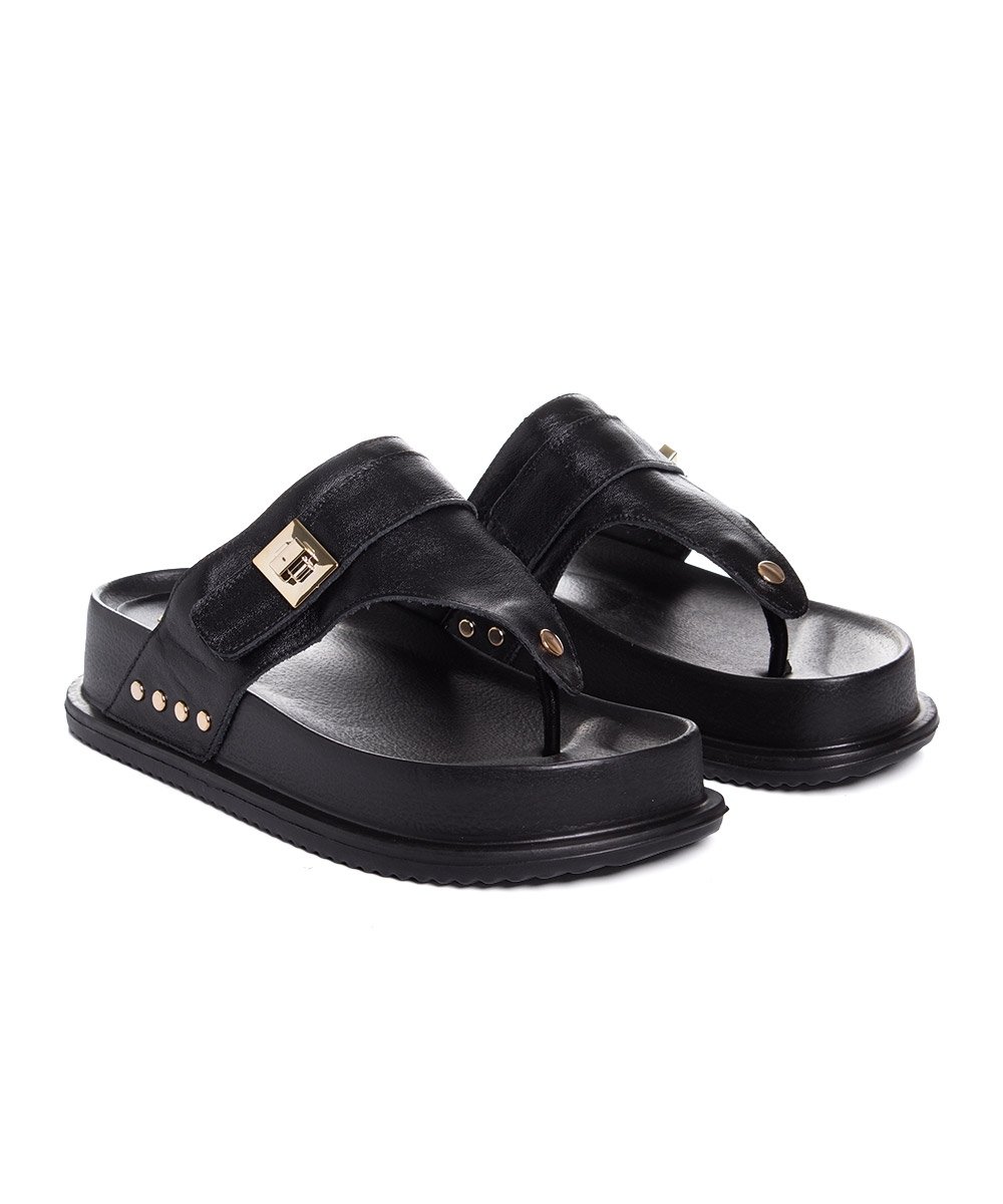 Tamanco Santinelli Duquesa Eva Preto Preto 3