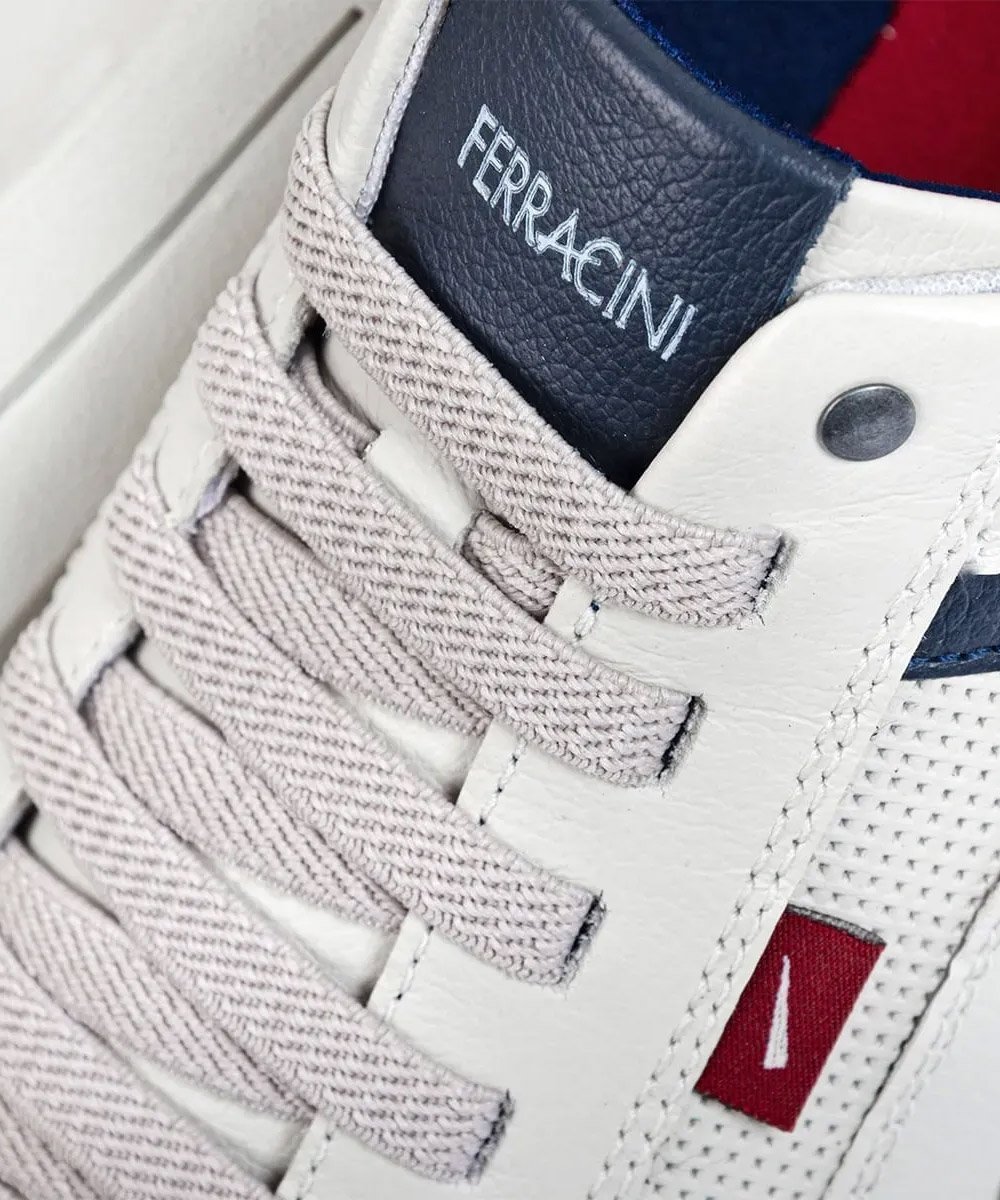 Sapatênis Ferracini Masculino Pulse Couro Neve Branco 3