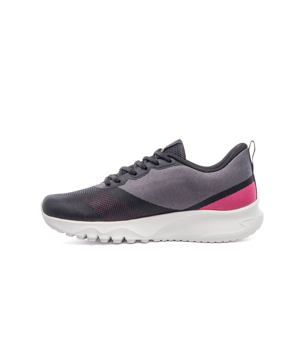 Tênis Fila Vector Feminino Preto Preto/Rosa 2