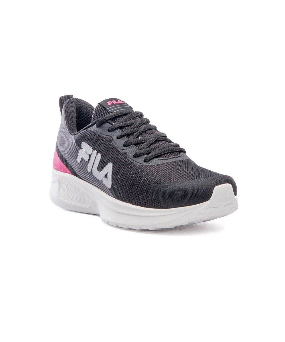 Tênis Fila Vector Feminino Preto Preto/Rosa 3