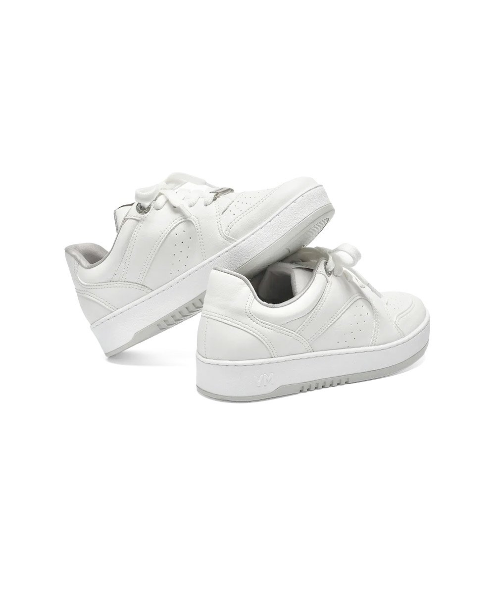 Tênis Feminio Via Marte Flat Casual Branco Branco 4