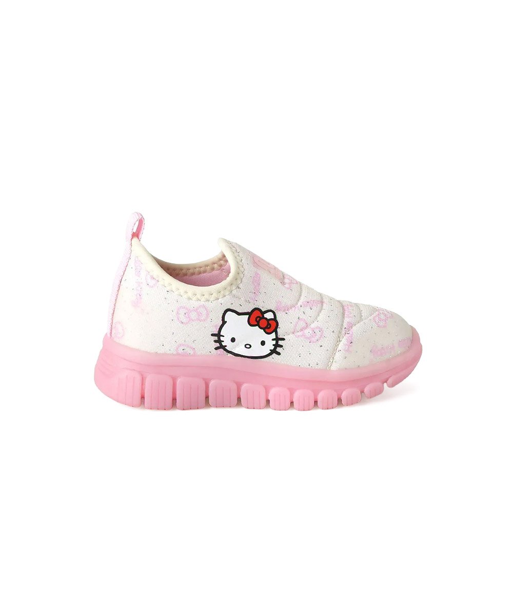 Tênis Infantil Novopé Hello Kitty Led 28/32 Off White Branco 2