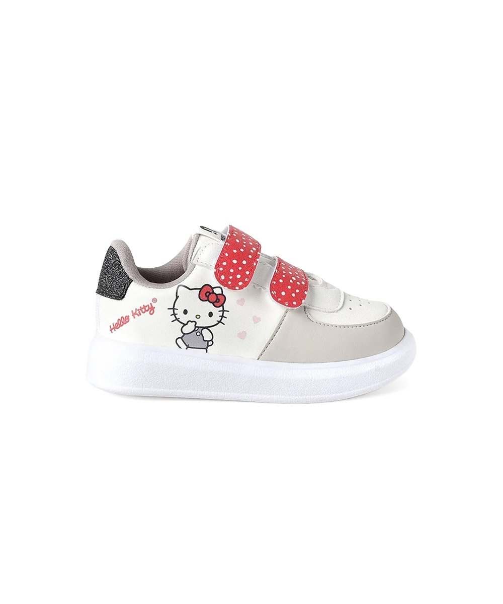 Tênis Infantil Novopé Hello Kitty Tiras 28/33 Branco