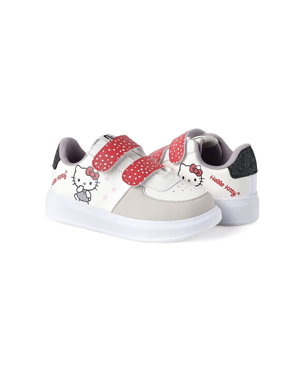 Tênis Infantil Novopé Hello Kitty Tiras 28/33 Branco Branco 4