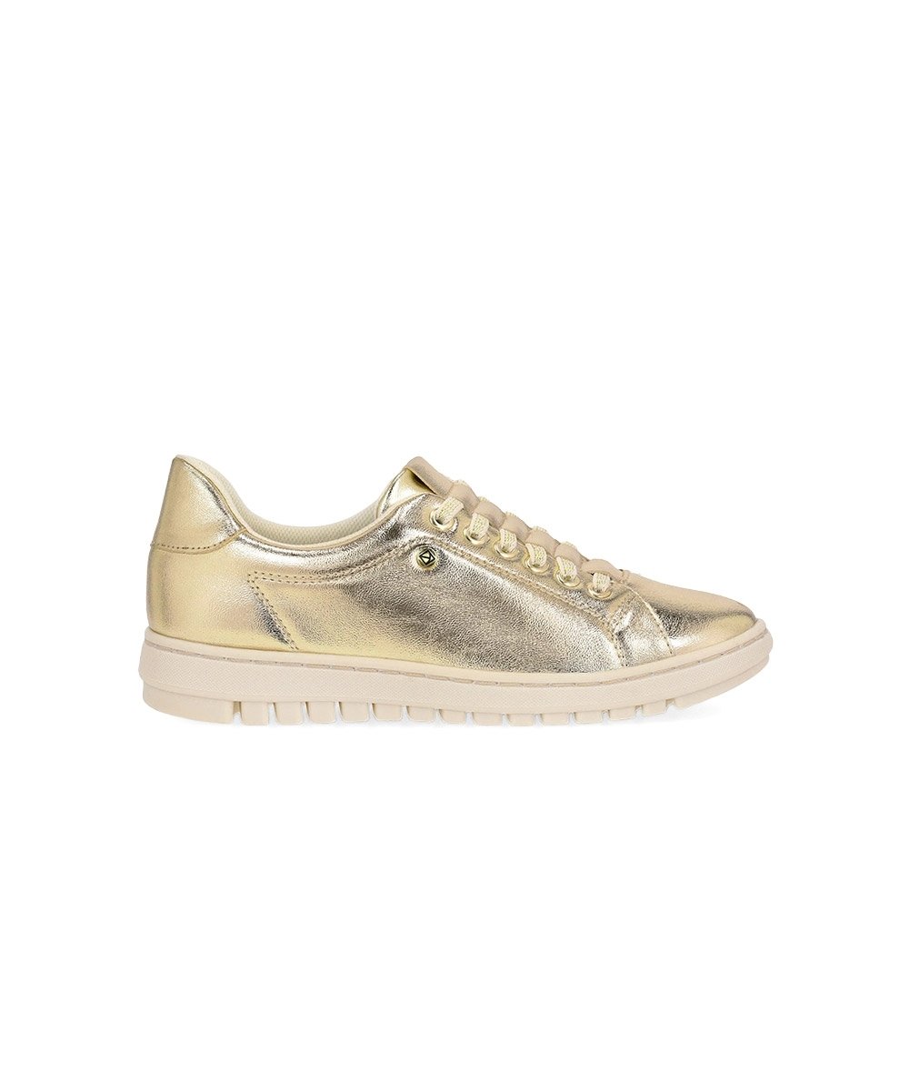Tênis Feminino Piccadilly Calce Fácil. Ouro