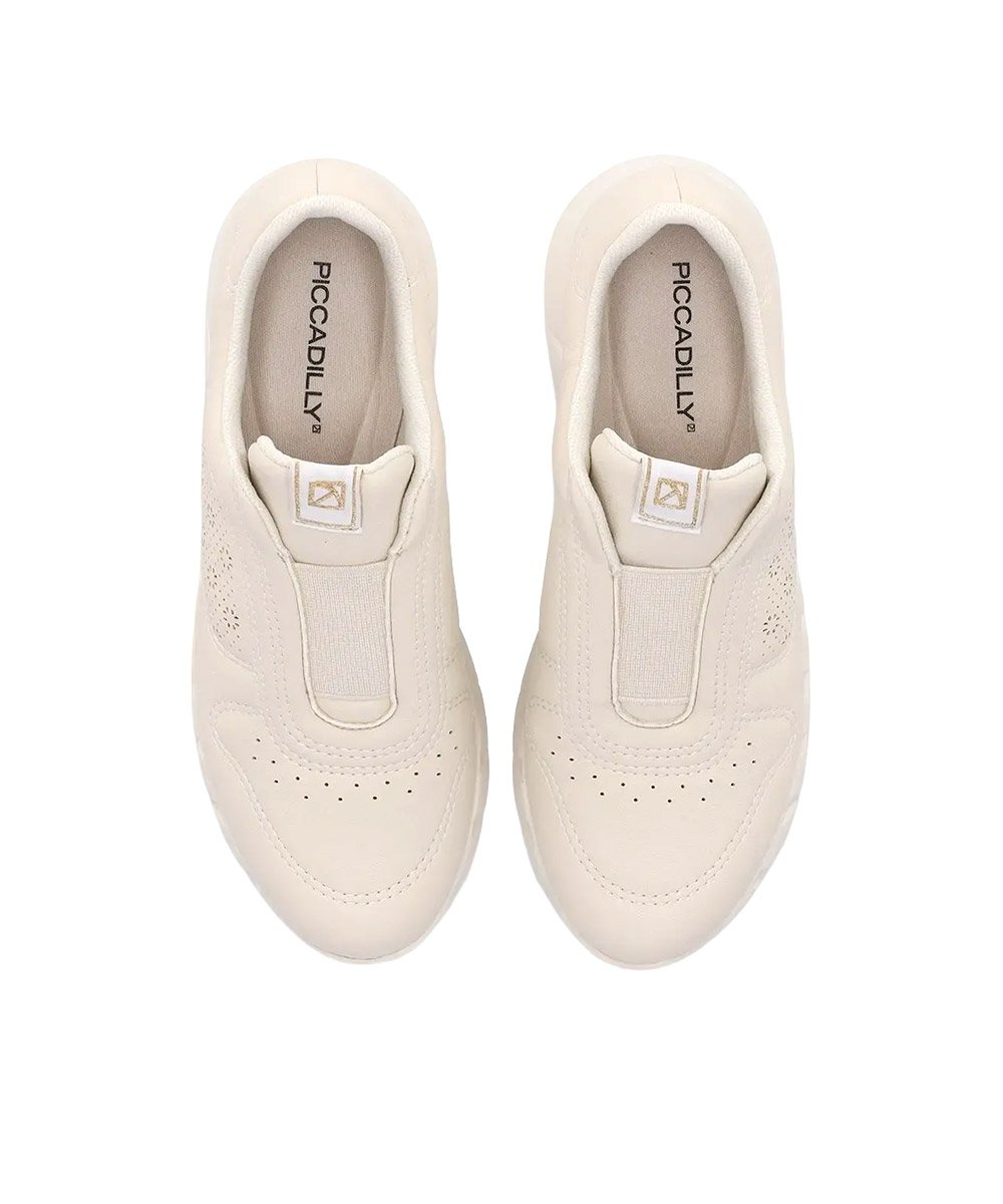 Tênis Feminino Piccadilly Fabi Flatform. Off White Off White 5