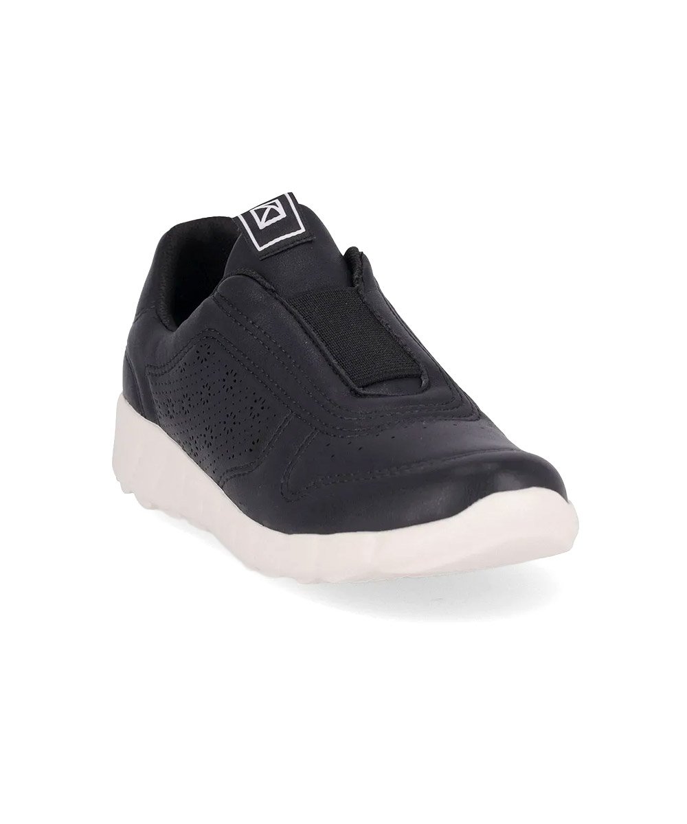 Tênis Feminino Piccadilly Fabi Flatform. Preto Preto 2
