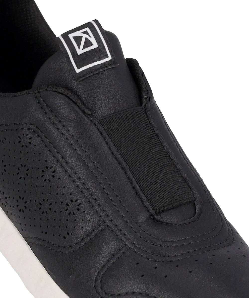 Tênis Feminino Piccadilly Fabi Flatform. Preto Preto 4