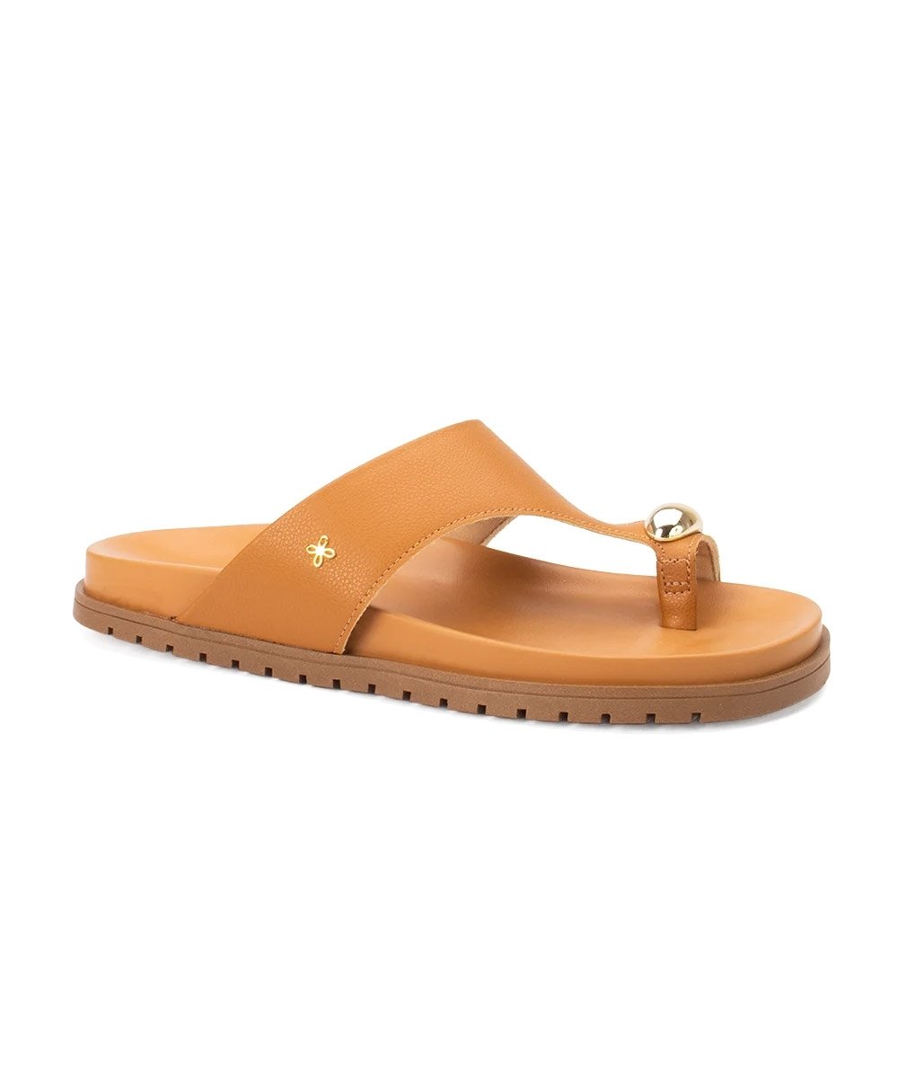 Tamanco Flatform Softli Caramelo Caramelo 3