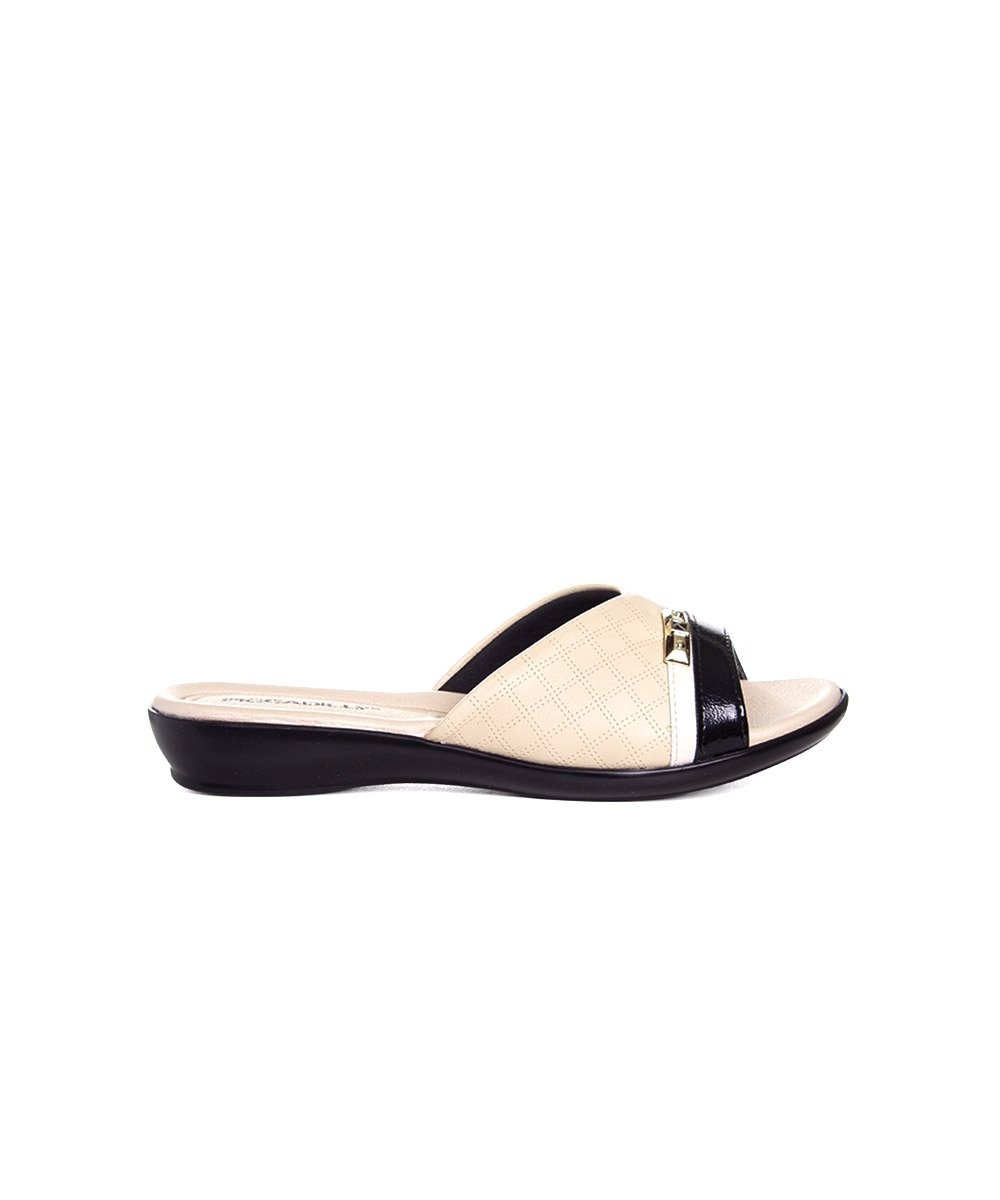 Tamanco Piccadilly Camila Wide Fit. Off White