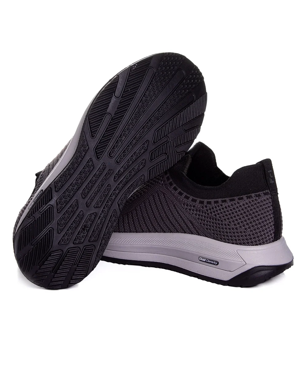 Tênis Masculino Ferriceli Knit Etron Chumbo Cinza 5