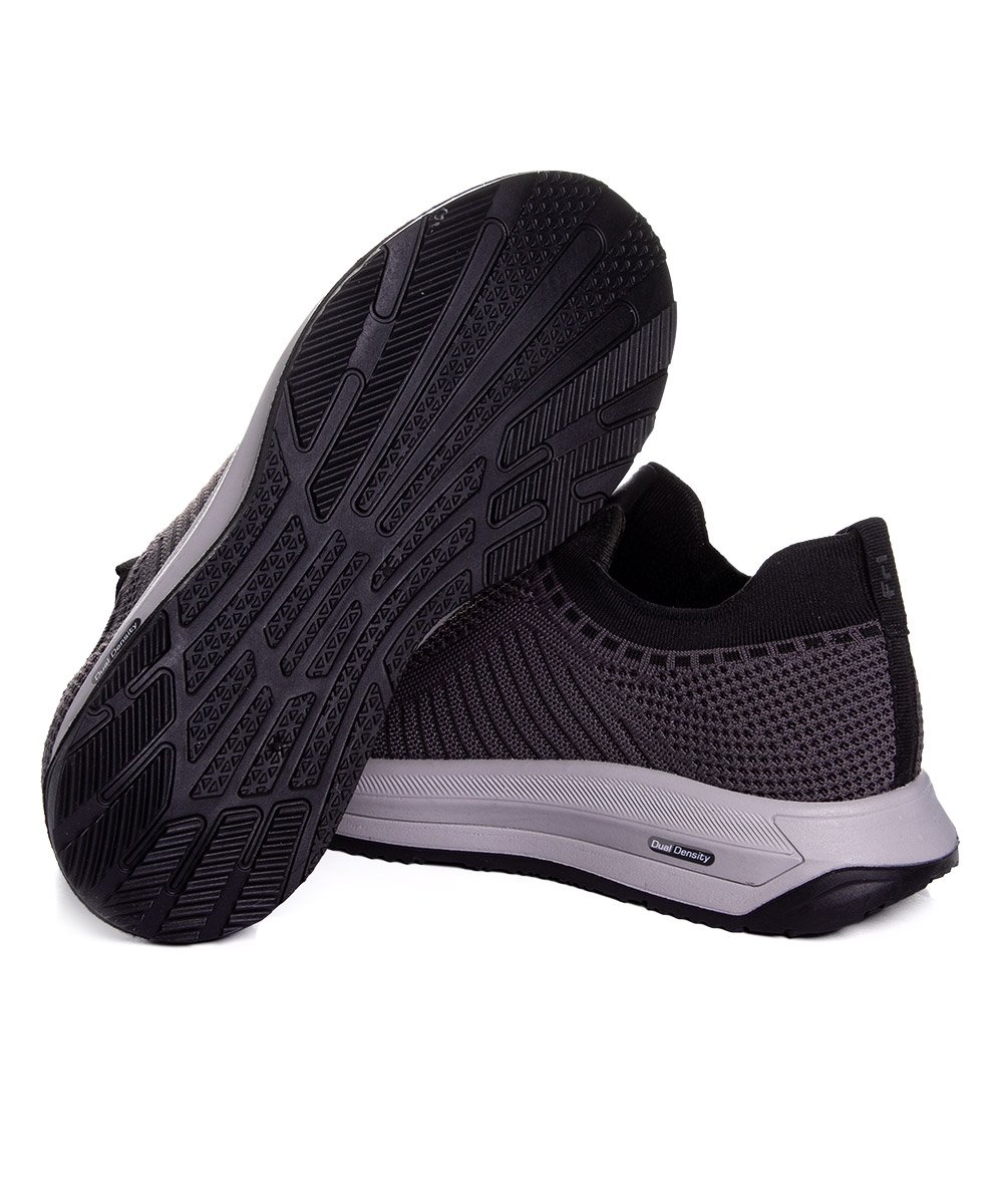 Tênis Masculino Ferriceli Knit Etron Chumbo Cinza 5