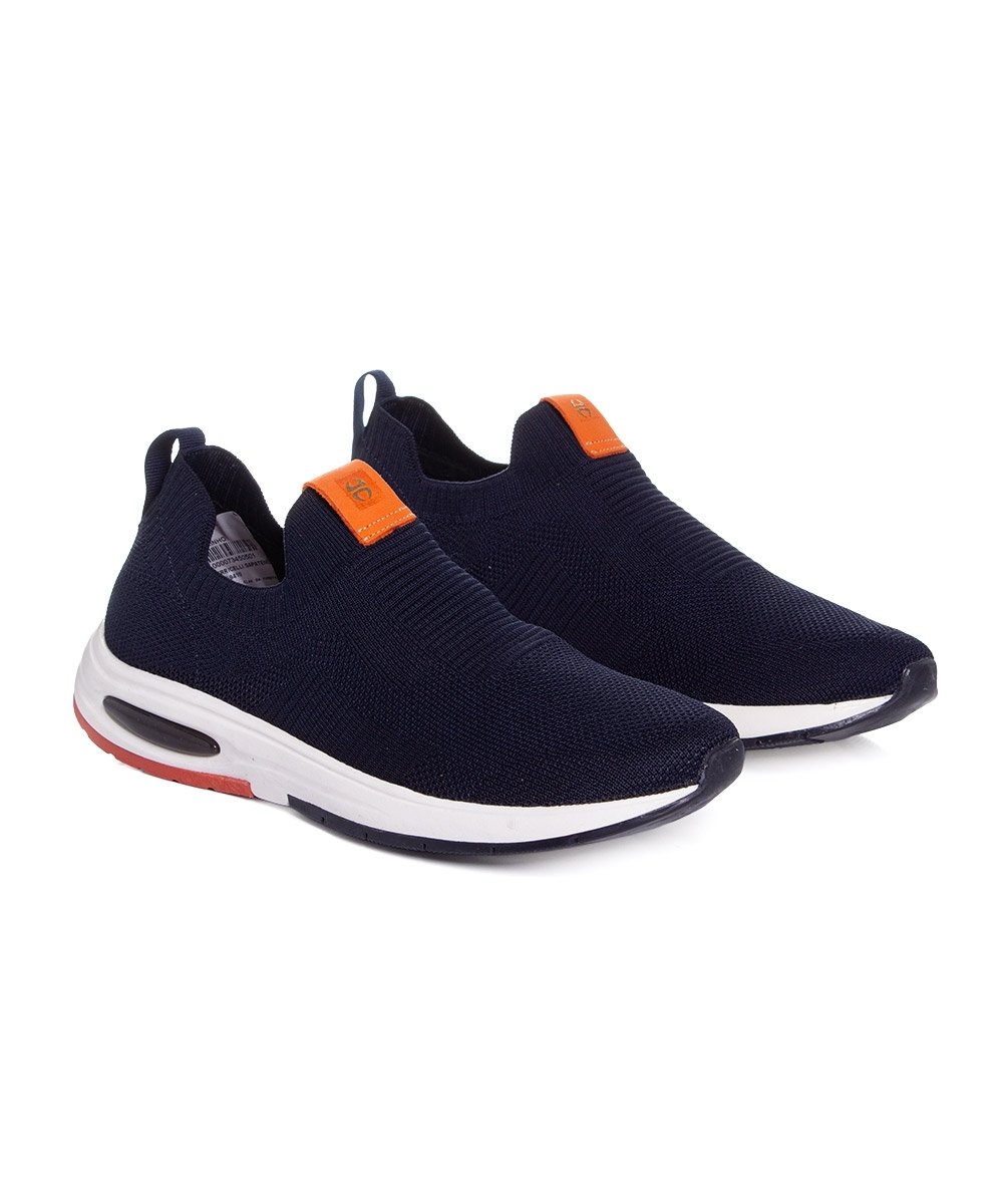 Tênis Masculino Ferriceli Knit Five Marinho Azul Marinho 3