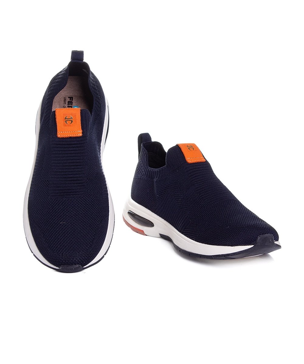 Tênis Masculino Ferriceli Knit Five Marinho Azul Marinho 4
