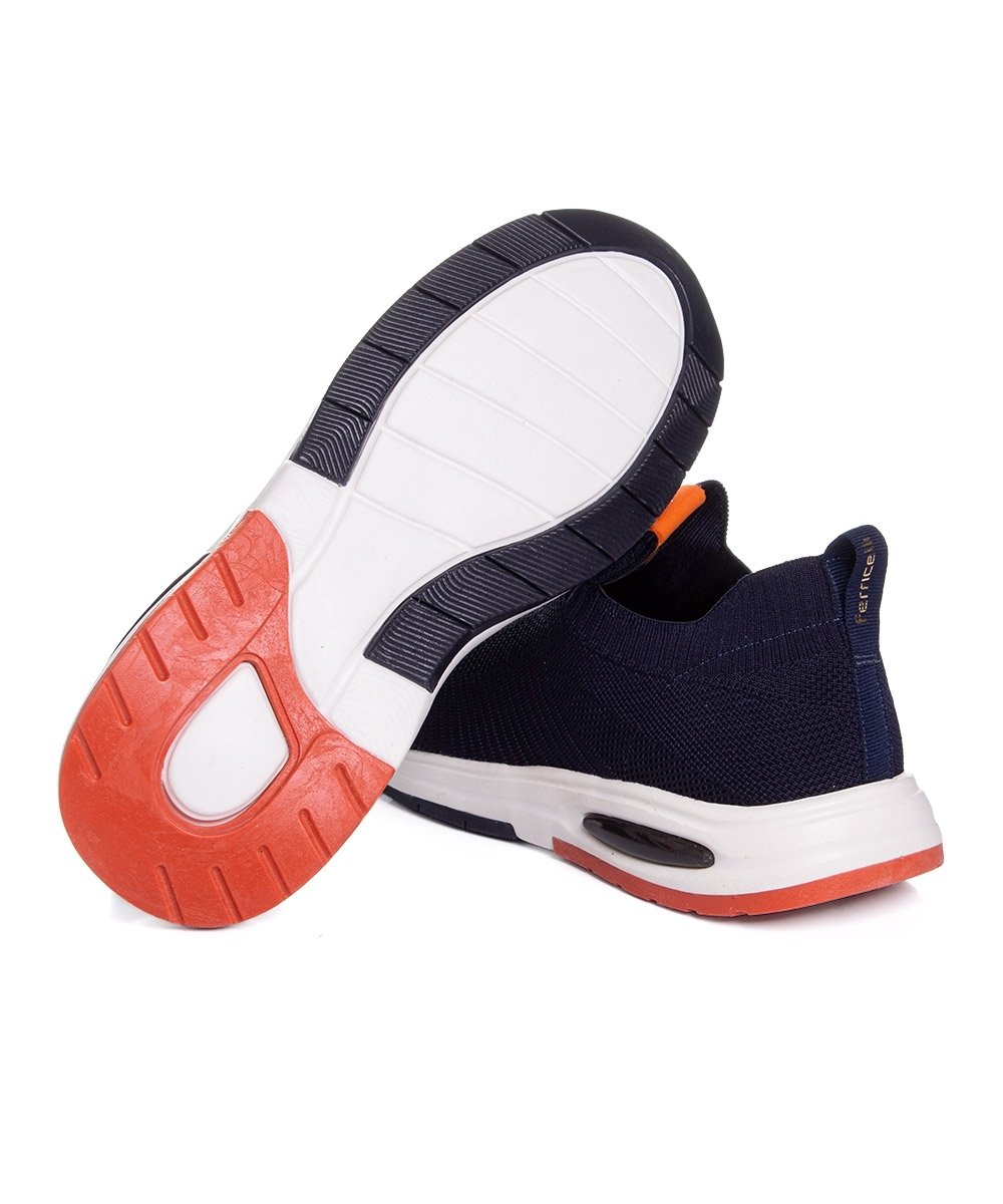 Tênis Masculino Ferriceli Knit Five Marinho Azul Marinho 5