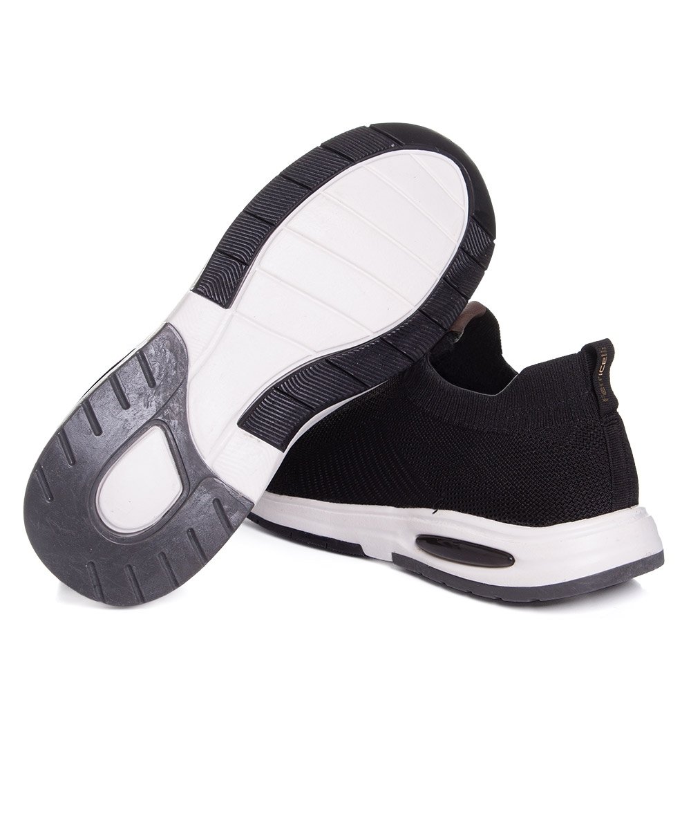 Tênis Masculino Ferriceli Knit Five Preto Preto 5